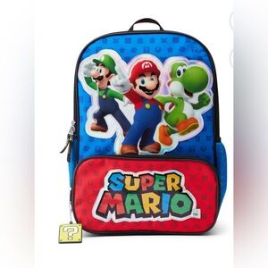 SÚPER MARIO Nintendo Backpack for Children, 17"